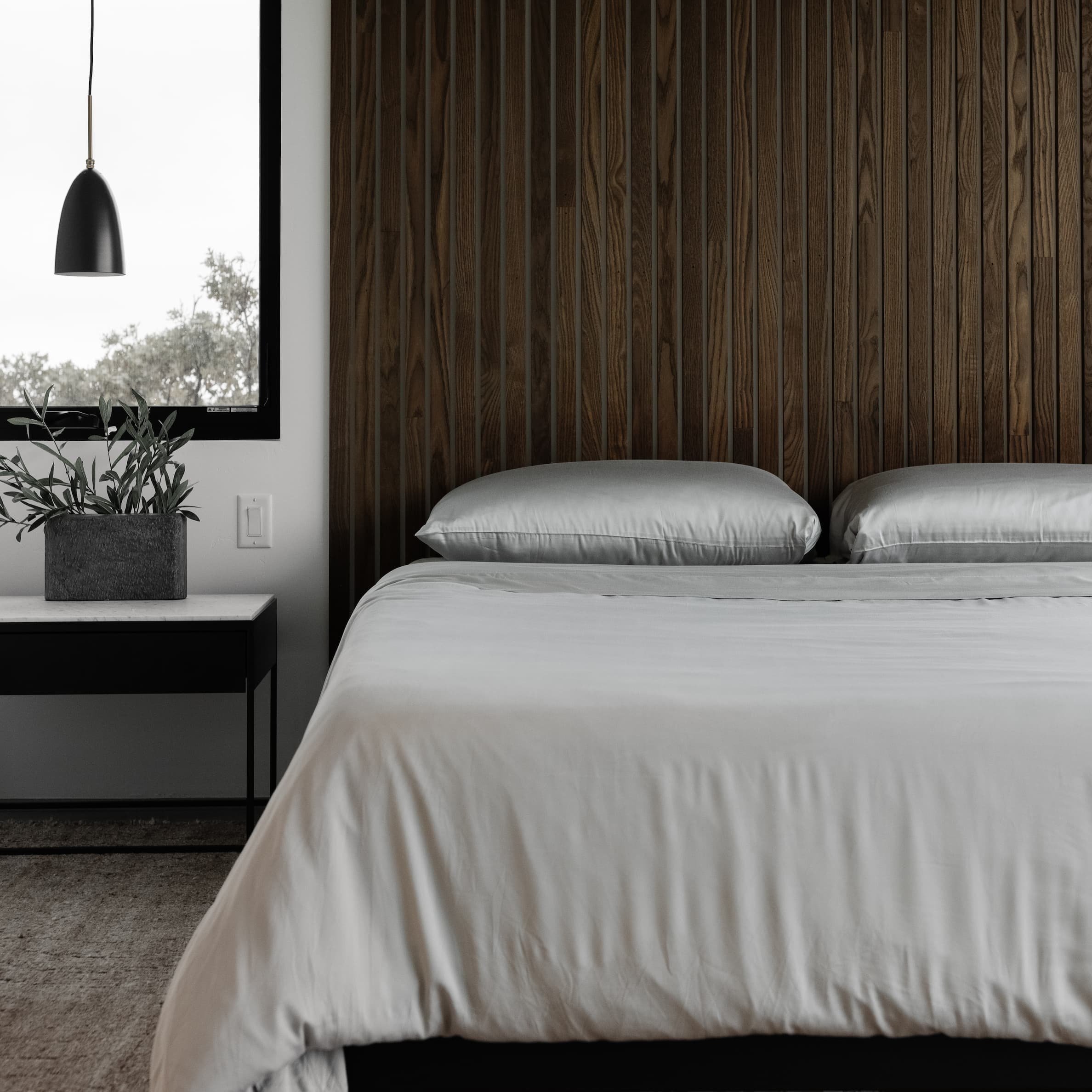 Luxury 60S 20095 100% Bamboo Fiber Natural 300Thread Count Bedding Home Fabric