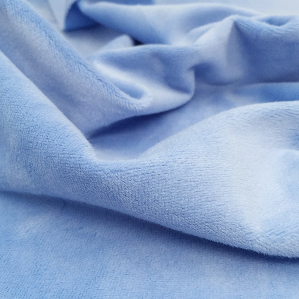 1.5mm solid color soft artificial mink fur fabric 100% polyester DIY clothing fabric doll plush fabric
