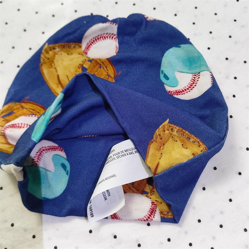 Customized Baby Girls Bamboo Knotted Headband Casual Soft Kids Bow Head Wrap For Infant Stretchy Hairband And Hat Custom Print