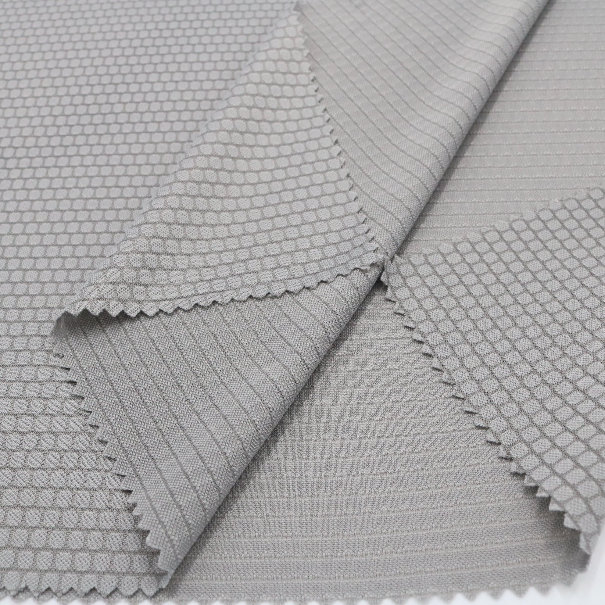 100% Polyester Sweat-Wicking 3D Football Mesh Fabric