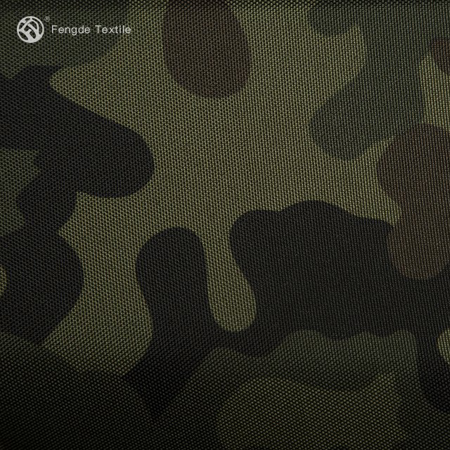 600 d Polyester fabric Printed fabric Camouflage fabric with PU coating