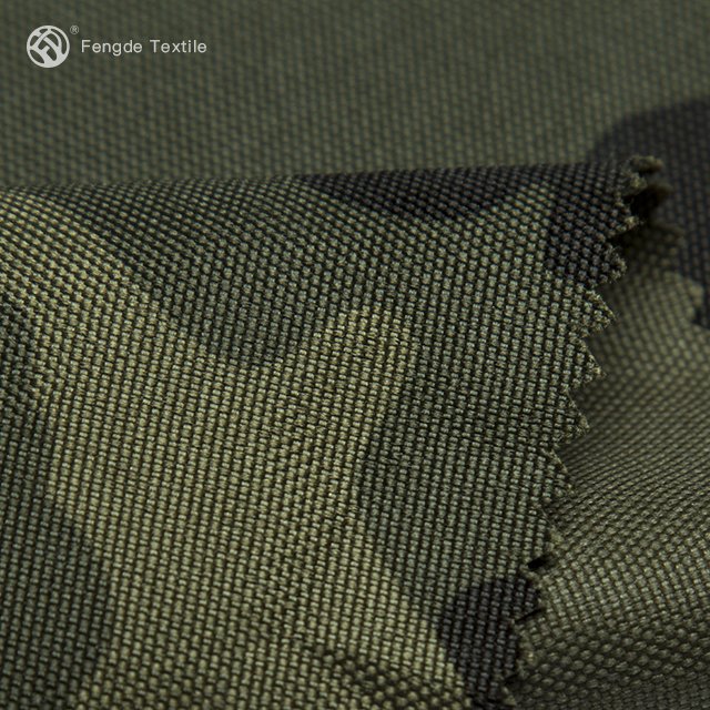 600 d Polyester fabric Printed fabric Camouflage fabric with PU coating