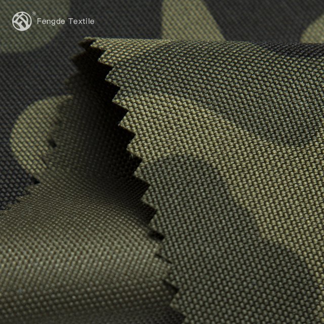600 d Polyester fabric Printed fabric Camouflage fabric with PU coating