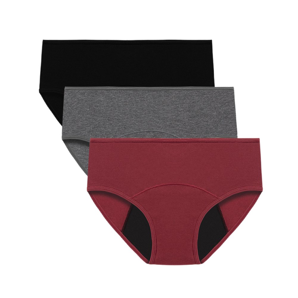 100% Organic Cotton Menstrual Women Panties Leak Proof Seamless menstrual Panties