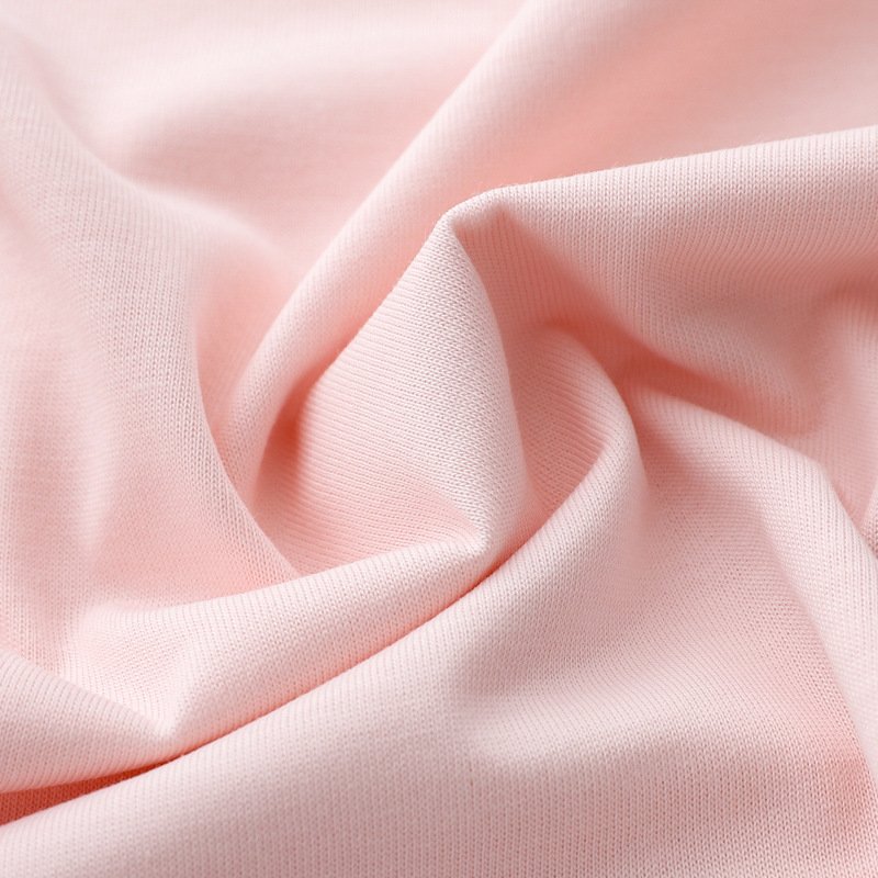 high quality low price super soft solid cotton bamboo spandex shirt fabric bulk manufacturer for activewear