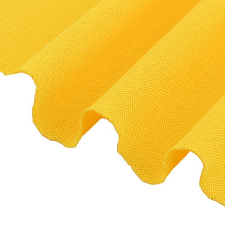 BD0013-1 Anti-pill t- shirt cloth 100% polyester pique textile mesh fabric for polor shirt
