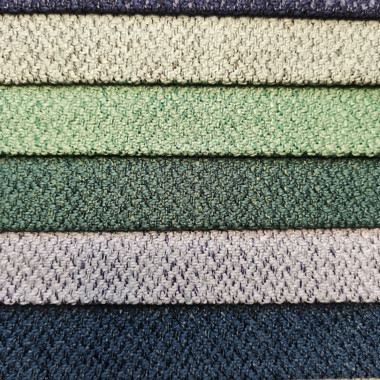 SF06 Home Deco Best Quality Linen Fabrics Linen Jacquard 100% Polyester Linen Look Fabric For Sofa