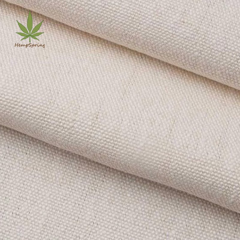 HempSpring high quality organic hemp 55% organic cotton 45% canvas fabric hemp cloth