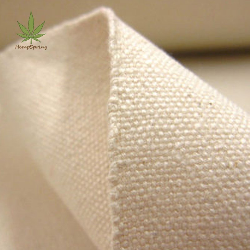 HempSpring high quality organic hemp 55% organic cotton 45% canvas fabric hemp cloth