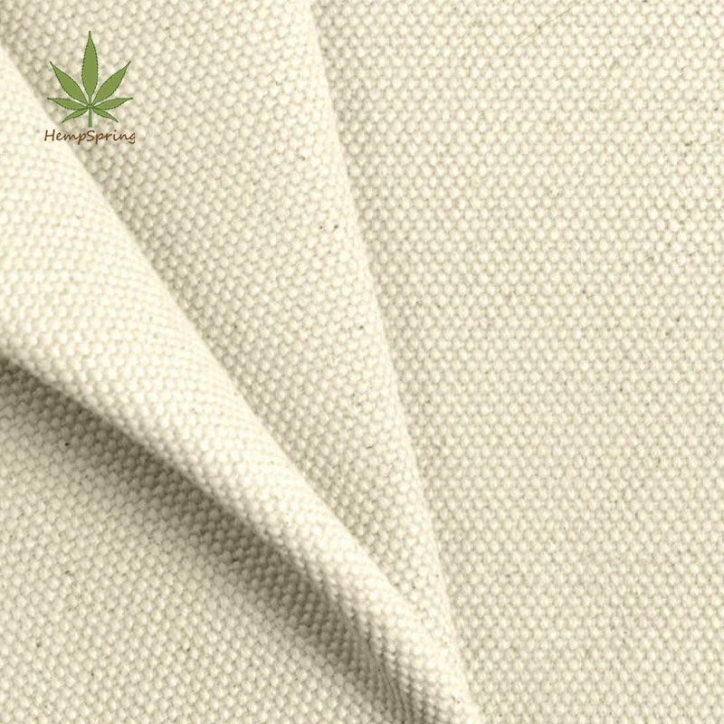 HempSpring high quality organic hemp 55% organic cotton 45% canvas fabric hemp cloth