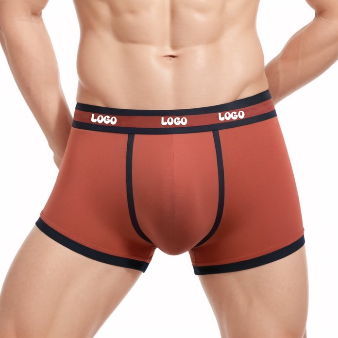 Classical High Quality Men Short Boxers Male Creative Logo Underwear Spandex Polyester Fabrics For Men Shorts