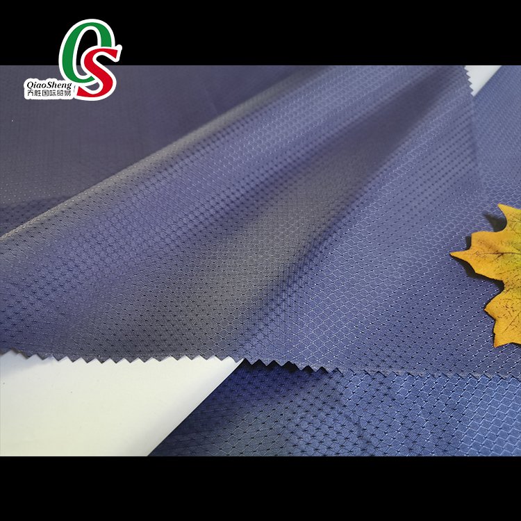 Factory direct custom PU coated jacquard waterproof 100% polyester fabric for raincoat bag car cover from wholesale manufacturer