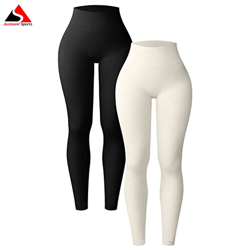 Women's High Quality Breathable Yoga Legging Women's High Quality Breathable Yoga Leggings High Waist Stretchy Ribbed Seamless