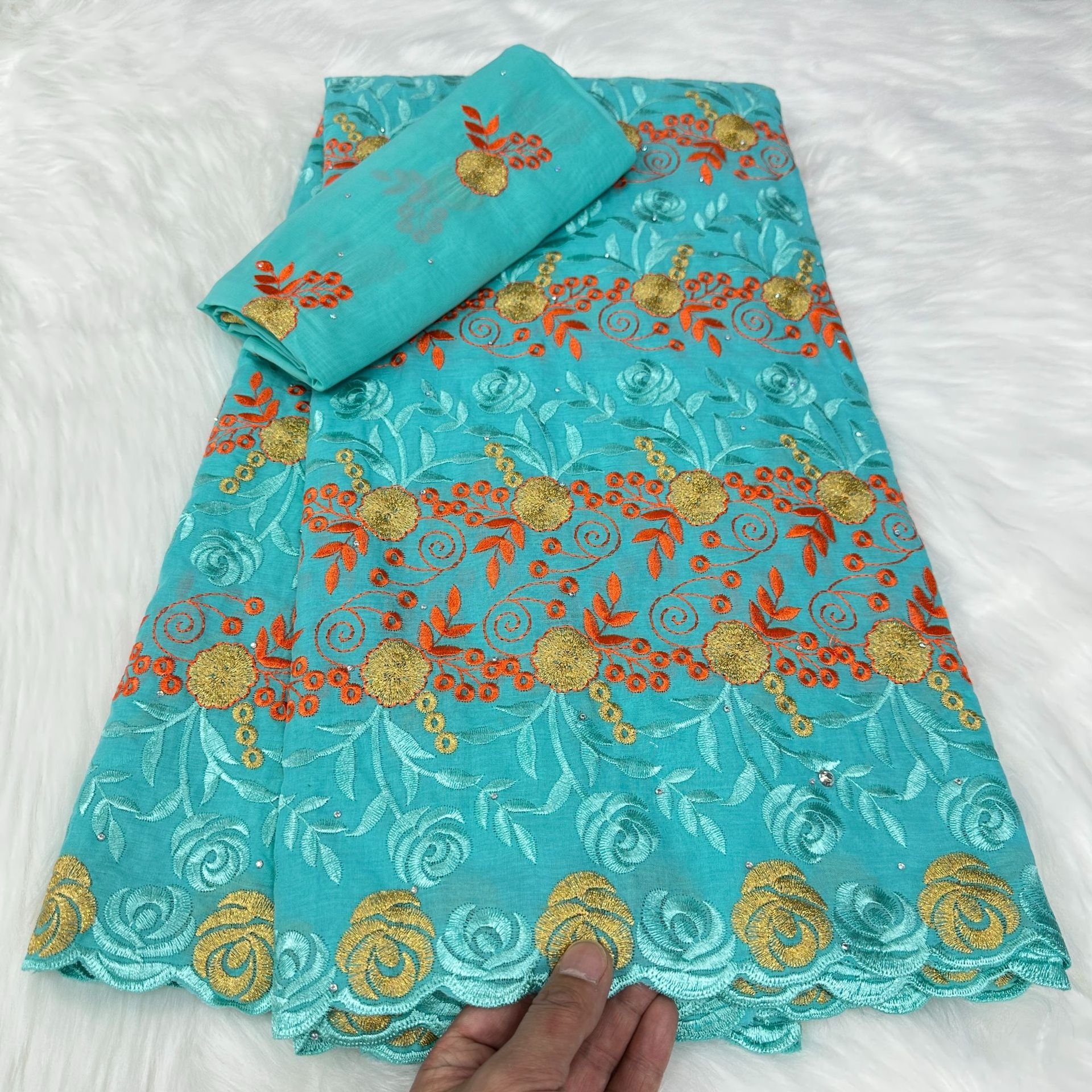 American 100% cotton fabric British Austrian swiss voile lace embroidery for african swiss voile lace dubai