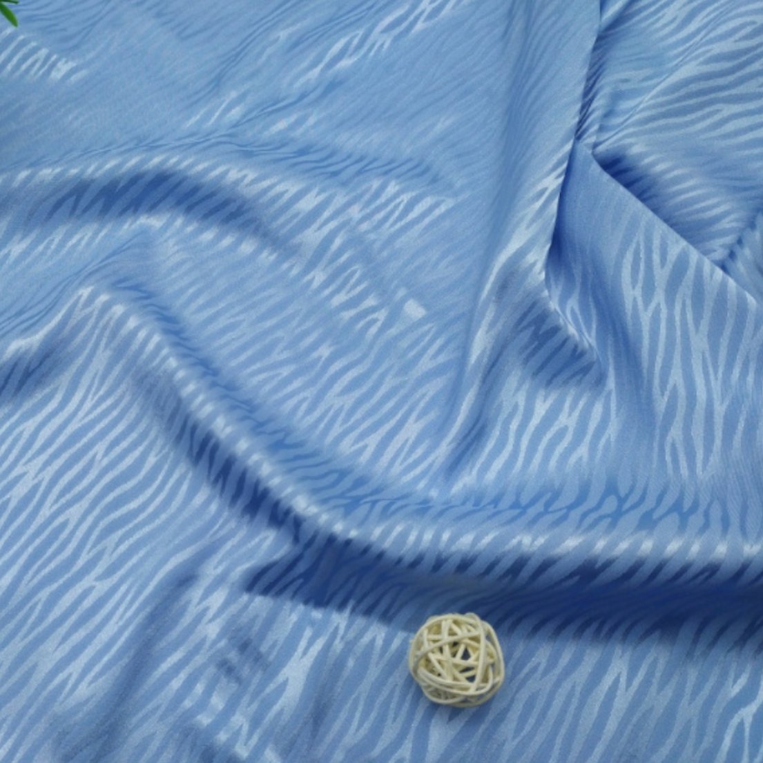 Striped Polyester jacquard Stretch fabric Bright Satin chiffon Pajamas dress textile For fashion women's fabric