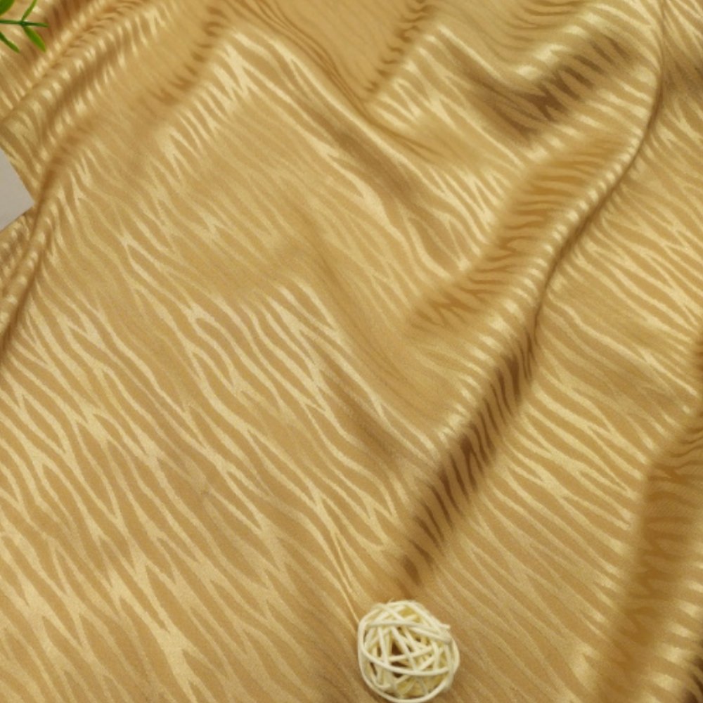 Striped Polyester jacquard Stretch fabric Bright Satin chiffon Pajamas dress textile For fashion women's fabric