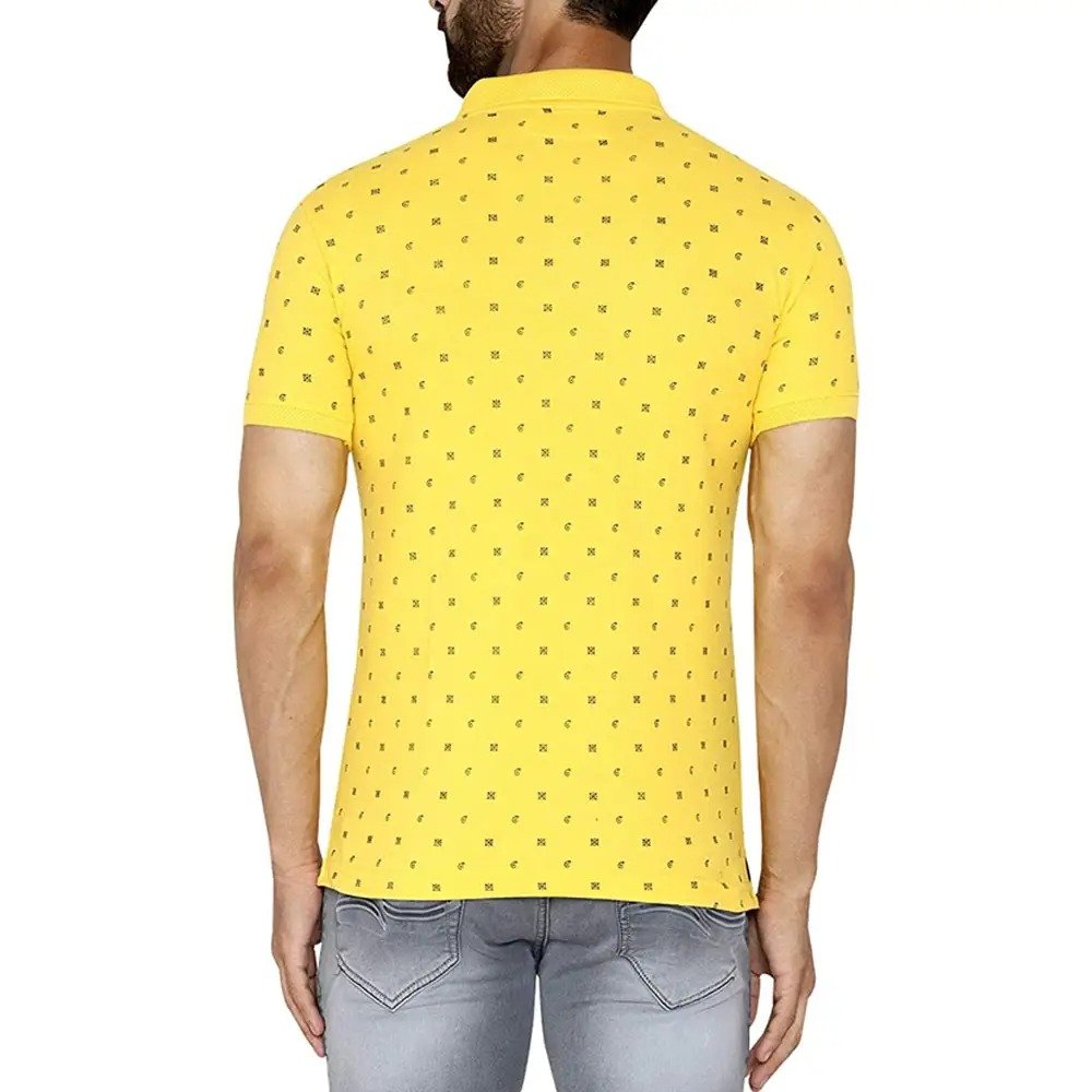 New Style Custom Logo Mens Polo Shirts Solid 100% Cotton Long Sleeve Rugby Polo Shirt Knitted Fabric Casual Plain Dyed