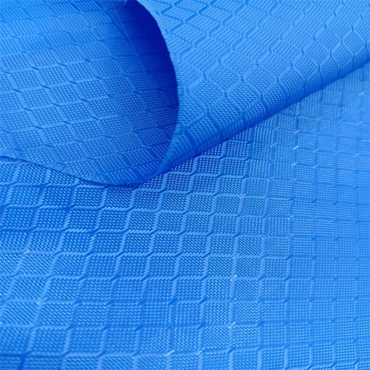 210D Jacquard Diamond-lattice Waterproof polyester tent oxford fabric waterproof tactical backpack fabric