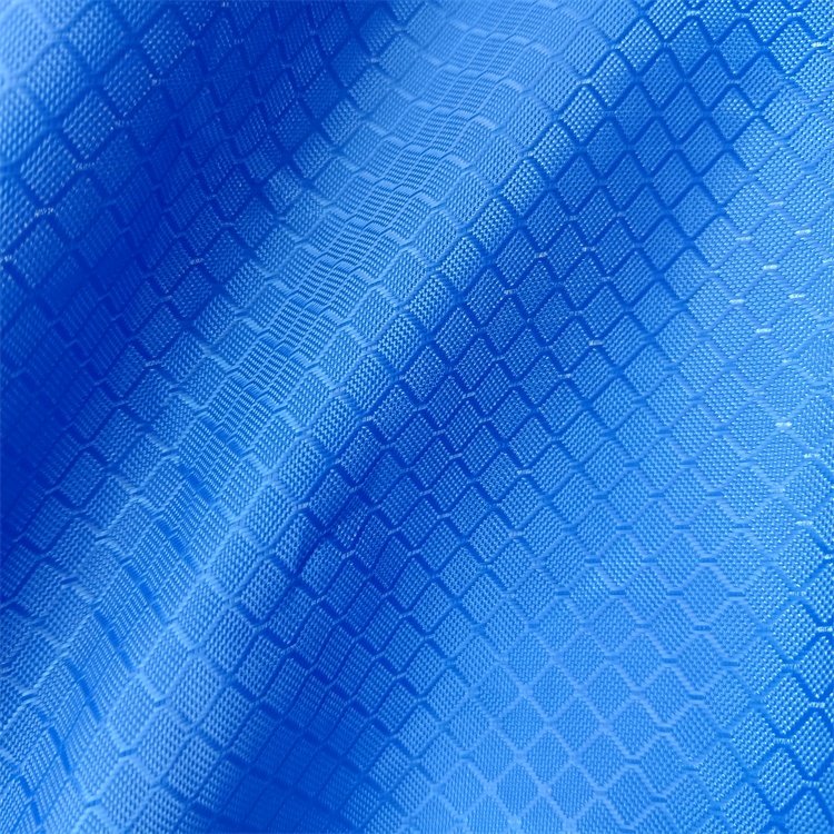 210D Jacquard Diamond-lattice Waterproof polyester tent oxford fabric waterproof tactical backpack fabric