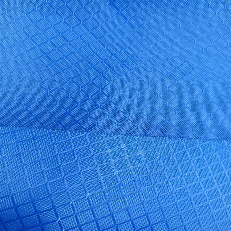 210D Jacquard Diamond-lattice Waterproof polyester tent oxford fabric waterproof tactical backpack fabric