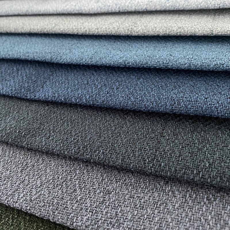 100% Polyester high quality new design cheap linen fabric for sofa