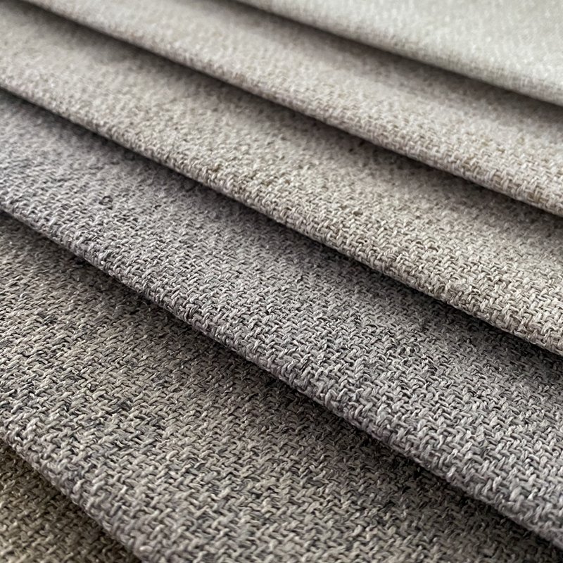 100% Polyester high quality new design cheap linen fabric for sofa