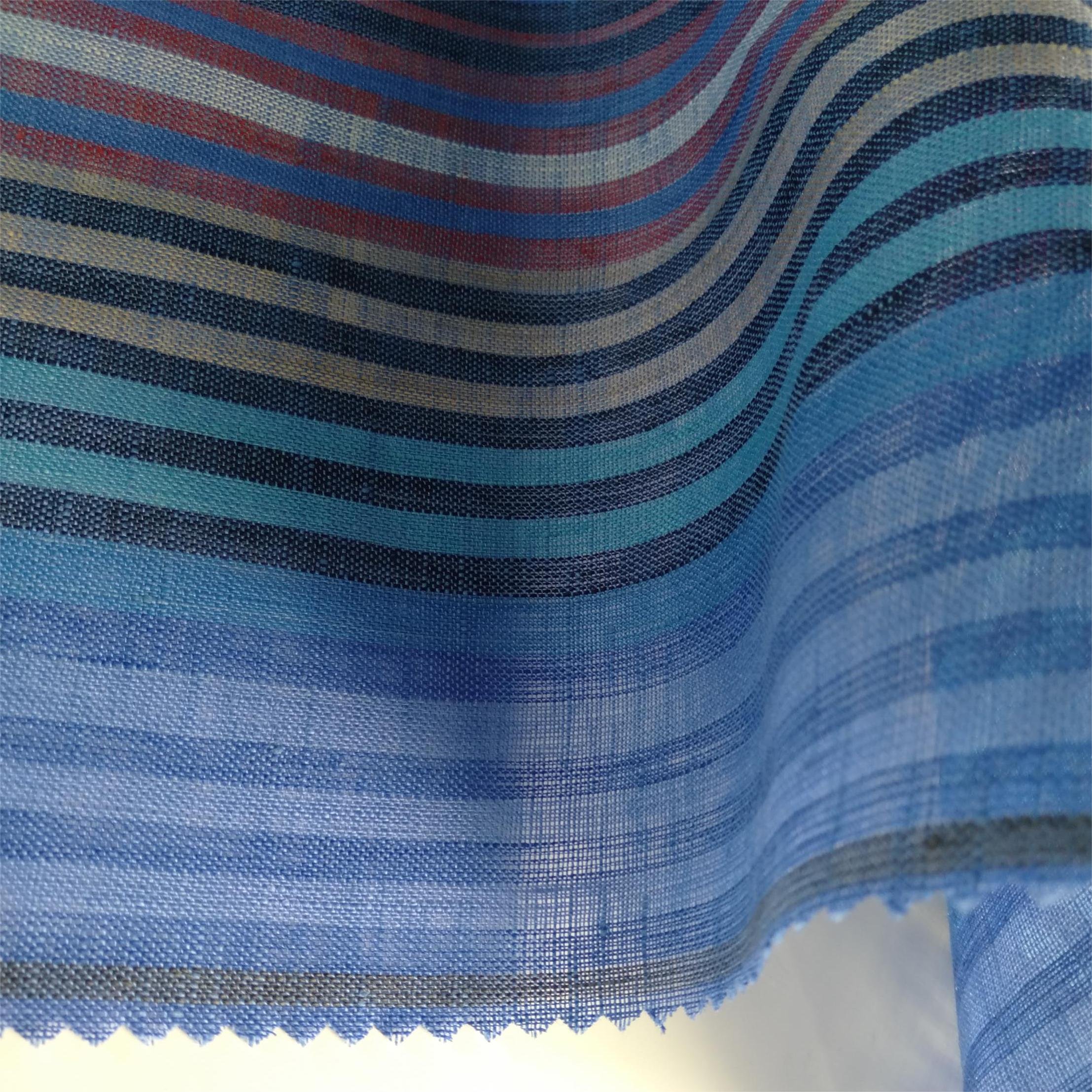 Enzymed stone washed french linen fabric for clothes yarn dyed gingham check 100% linen fabric