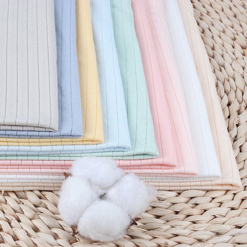 Wholesale Breathable Eco-Friendly Knitted Spandex Organic Bamboo Fiber Fabric For Baby Cloth