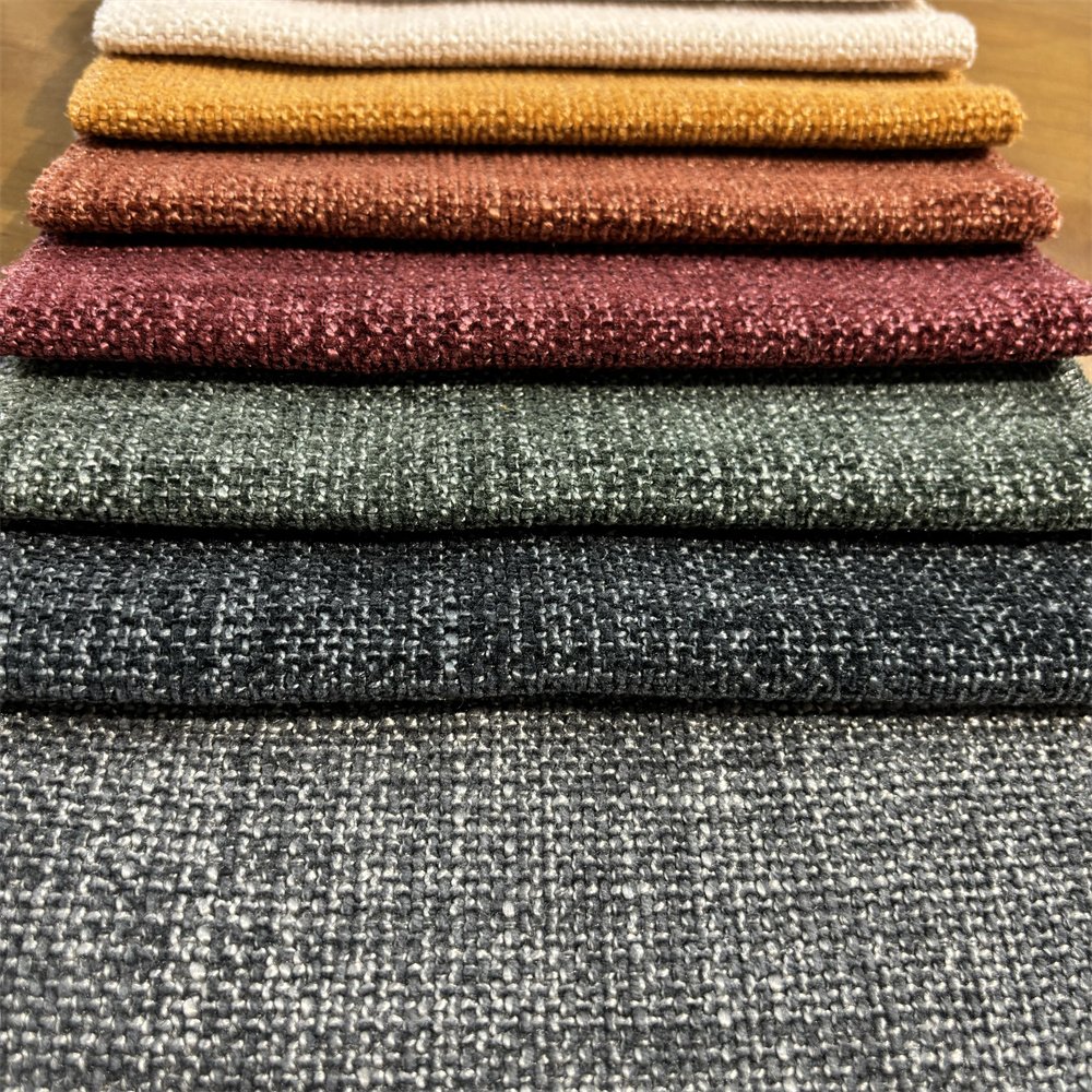 560GSM 100% polyester textile china manufacturer linen fabric for furniture Vega 0146