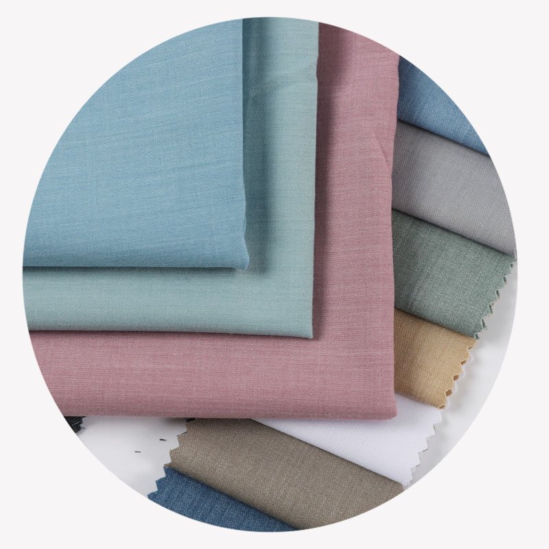 Bamboo fiber easy care shirt recycled fiber non-iron anti-wrinkle shirt fabric breathable shirt fabric