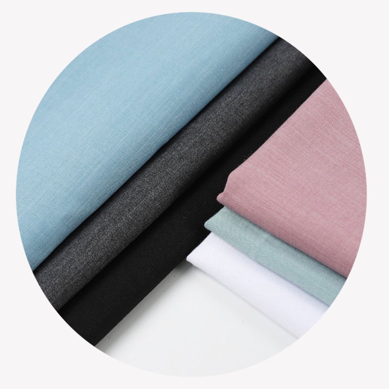 Bamboo fiber easy care shirt recycled fiber non-iron anti-wrinkle shirt fabric breathable shirt fabric