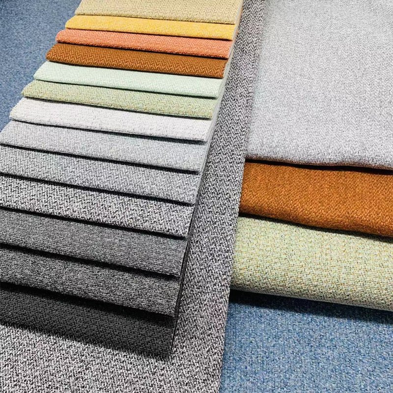 Wholesale Andean Velvet home textile fabric linen look fabric sofa fabric for furniture textile