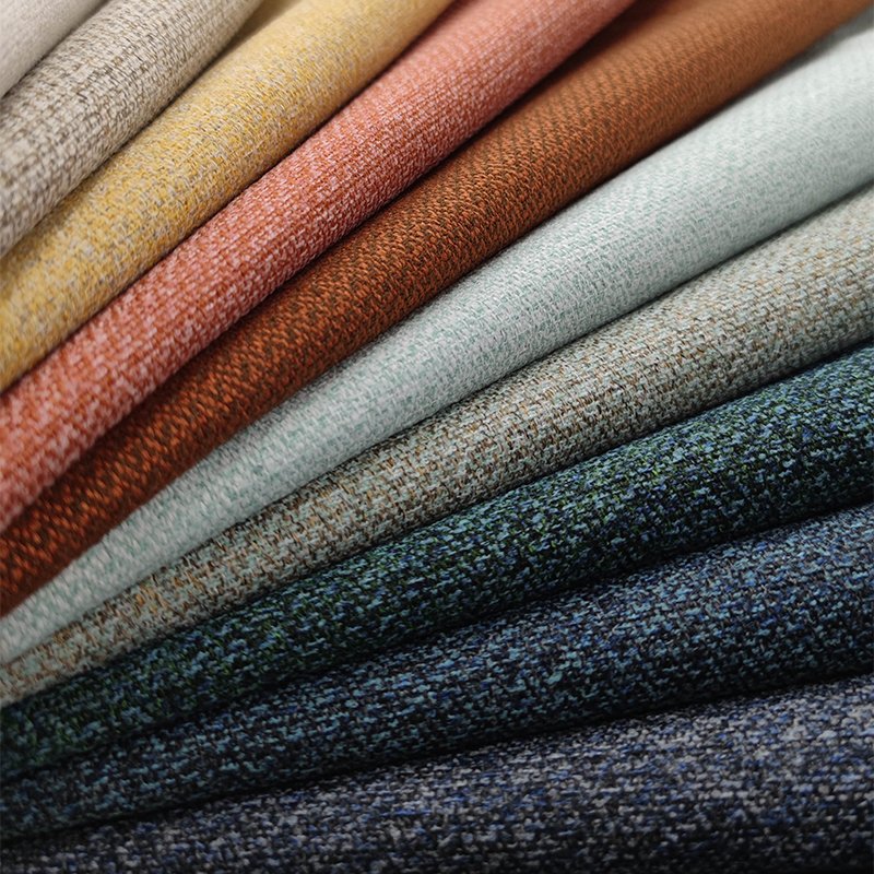 Wholesale Andean Velvet home textile fabric linen look fabric sofa fabric for furniture textile