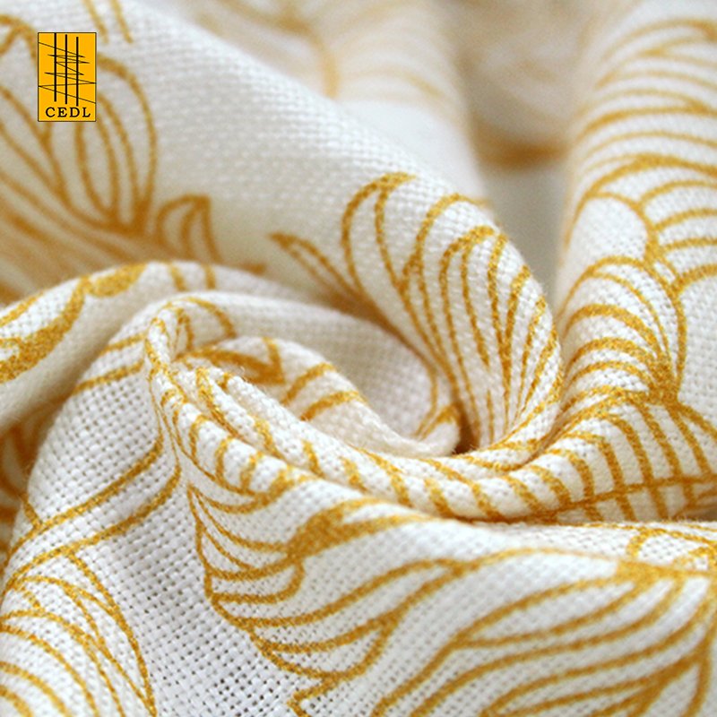 100% Linen Print Fabric for Baby Carrier Baby Wrap Ring Sling Customized High Quality Fabric