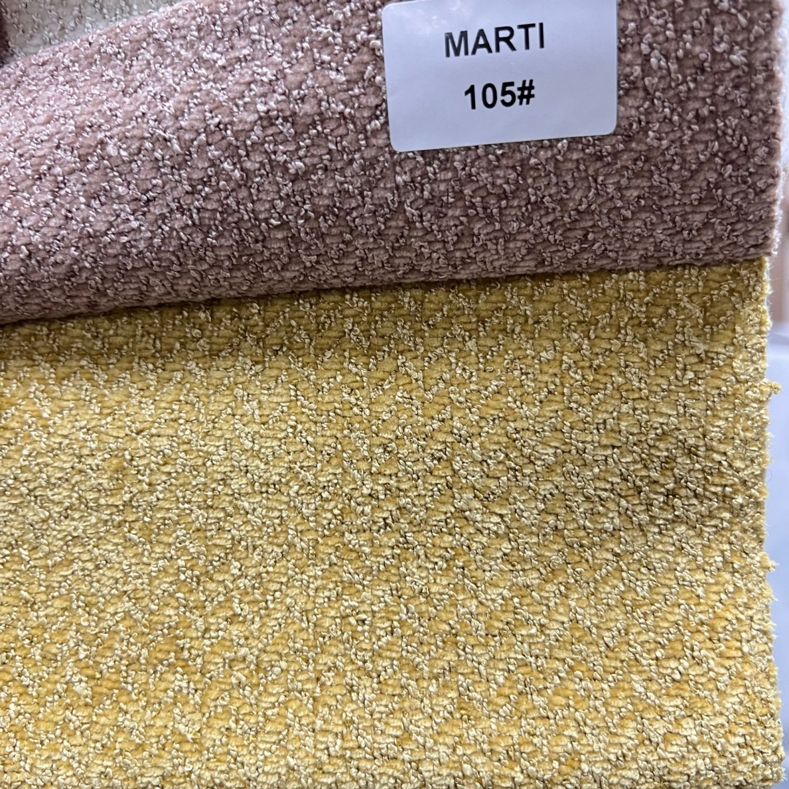 Customized MARTI 340gsm+80gsm Cationic Dual Color Type Printing Linen Fabric Tear-Resistant Sofa fabric