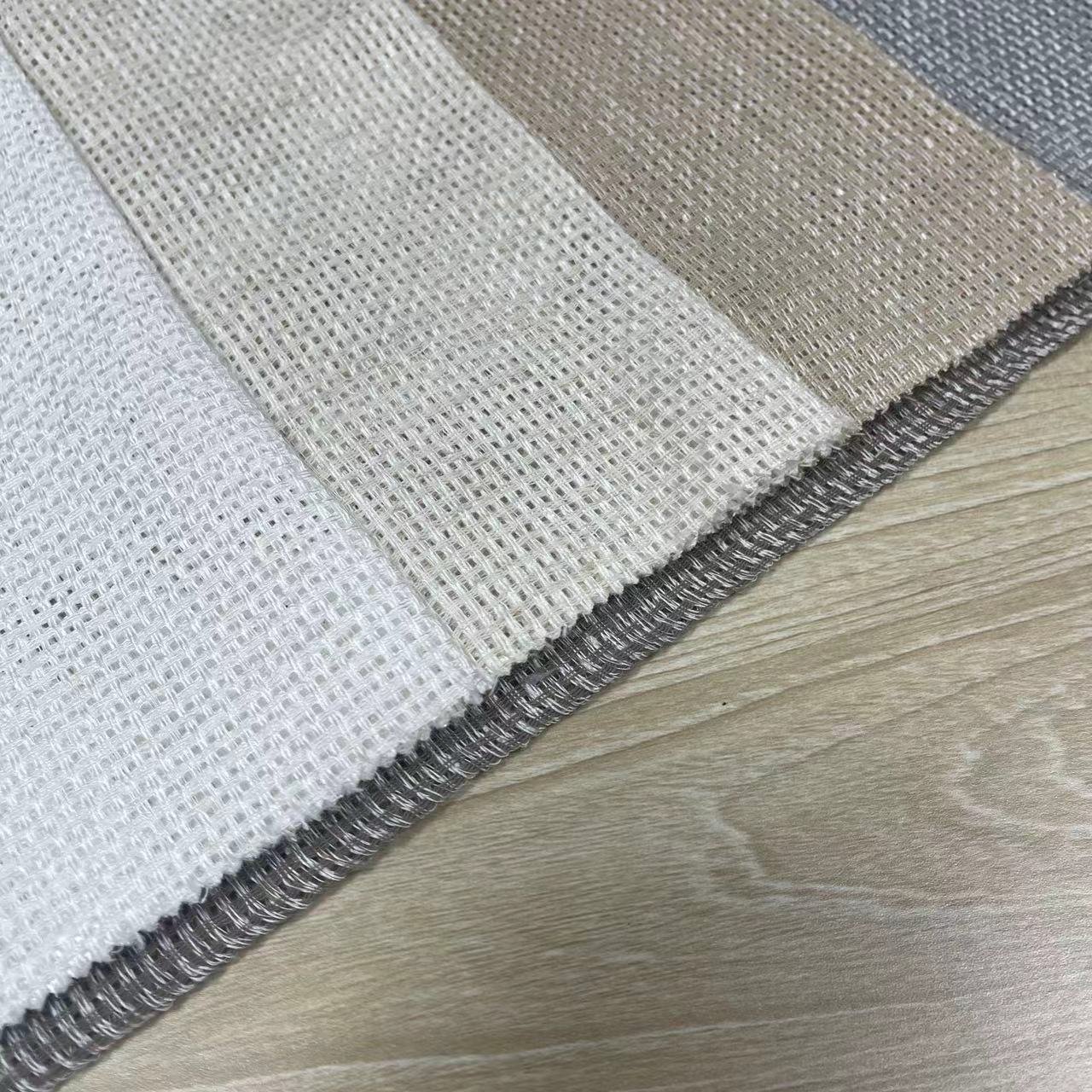 Coarse and Crazy Hollow Weaving Style Hotel Flame Retardant Curtain Sheer Fabric