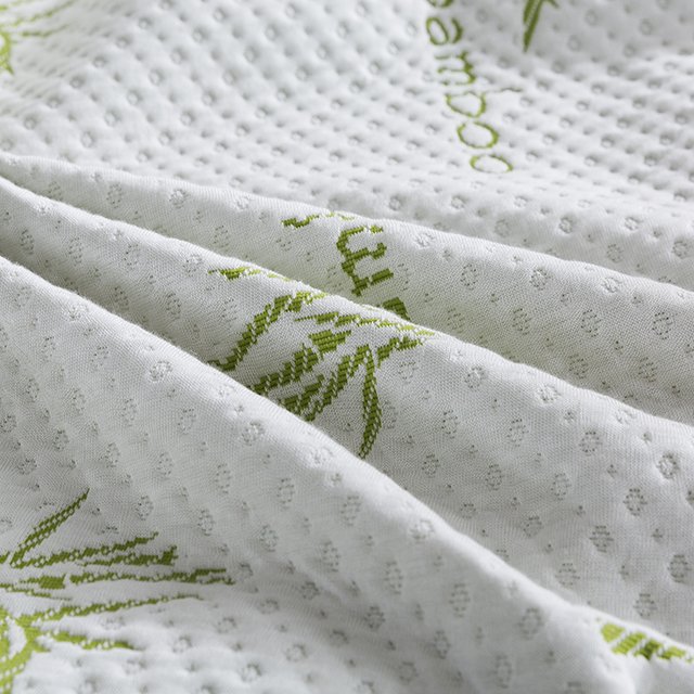 Custom Printed Breathable Waterproof Bed Bug Proof Hotel Bamboo Mattress Protector Cover