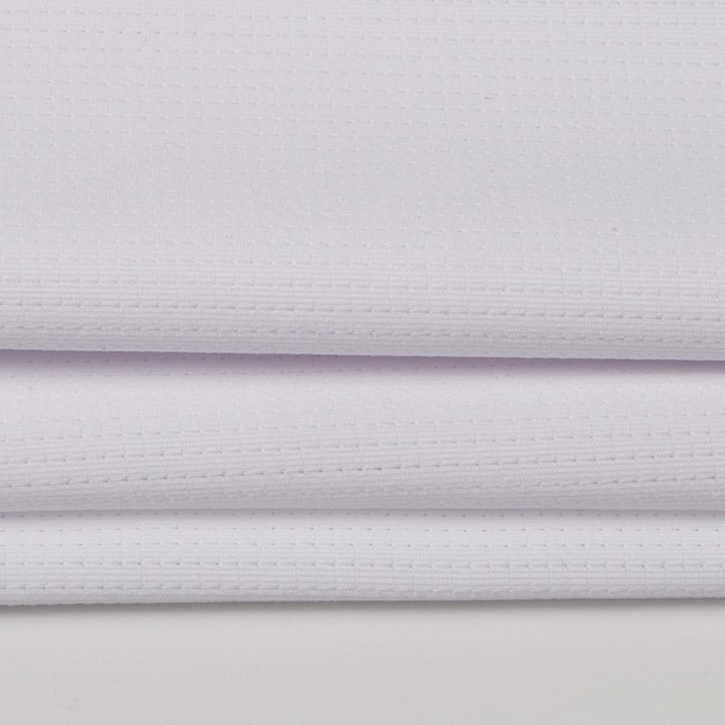 Good Quality 110gsm Stretch Drifit Mesh Sports 4-Way Stretch Jacquard Fabric For Cycling Clothes Activewear