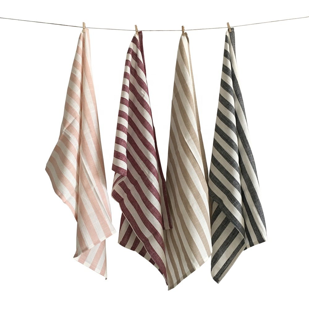 DUOLAI Fashion Waffle Tea Towel Hand Towel Beach Custom Logo 100% Cotton Waffle Bath Sheet Towel