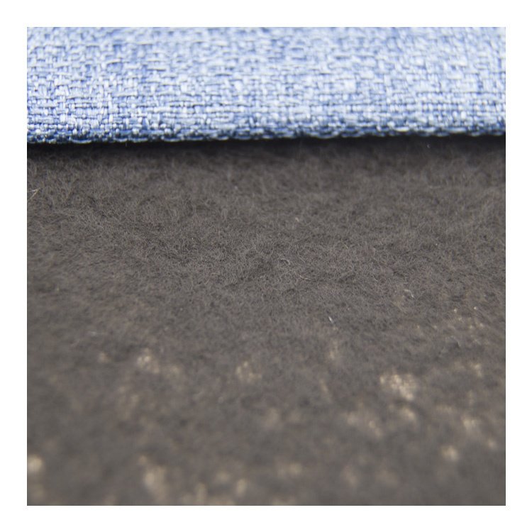 Woven polyester poly linenfabric fabric custom for sofas and furniture
