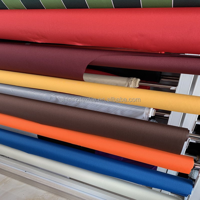 High Color Fastness Level 6 Solution Dyed 600D Polyester Stripe Oxford Anti UV Mildew Waterproof Marine Boatcover Awning Fabric