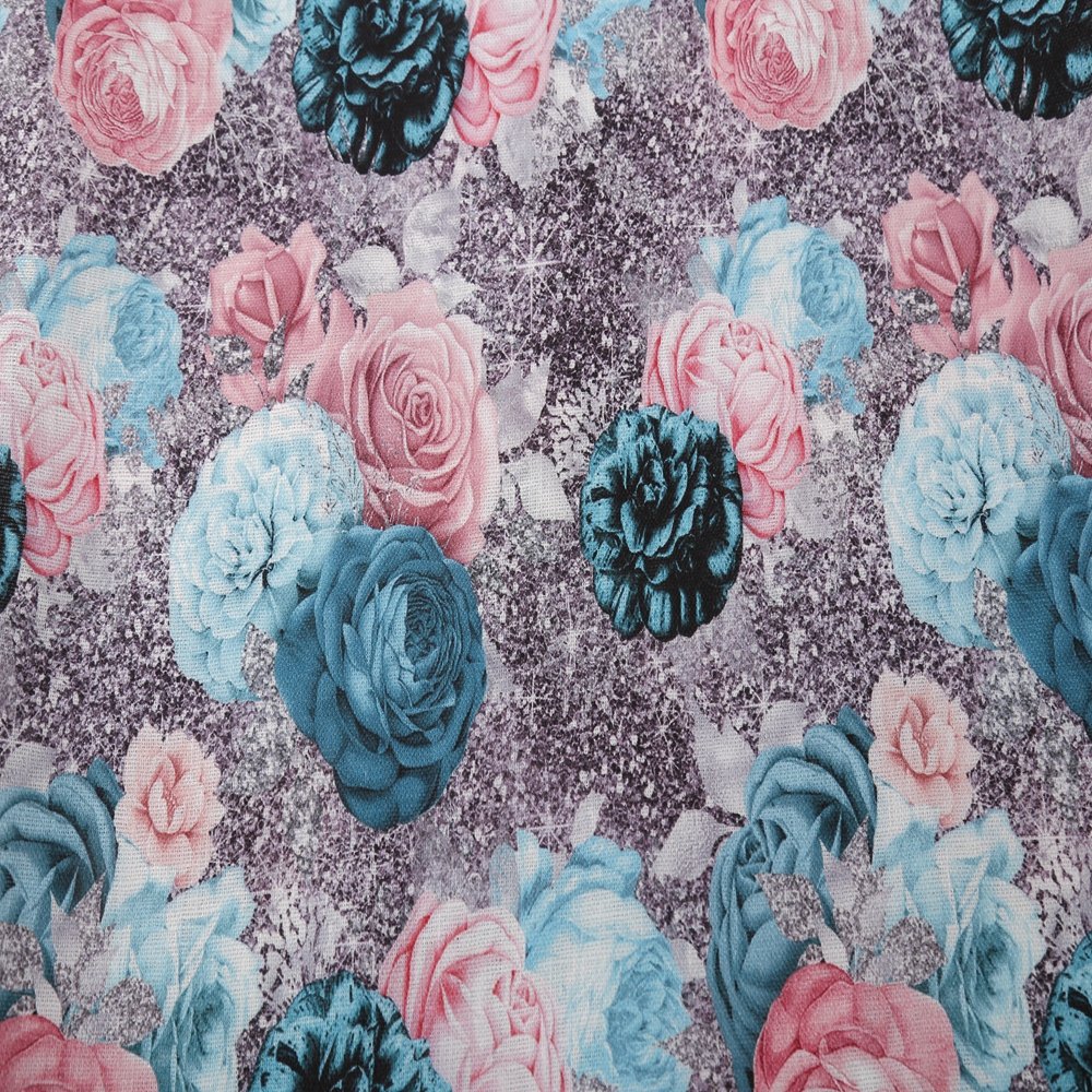 Wholesale Pure Linen Fabric Digital Print Soft Floral Custom Printed 100% Linen Fabric For Clothing Shirts Dress