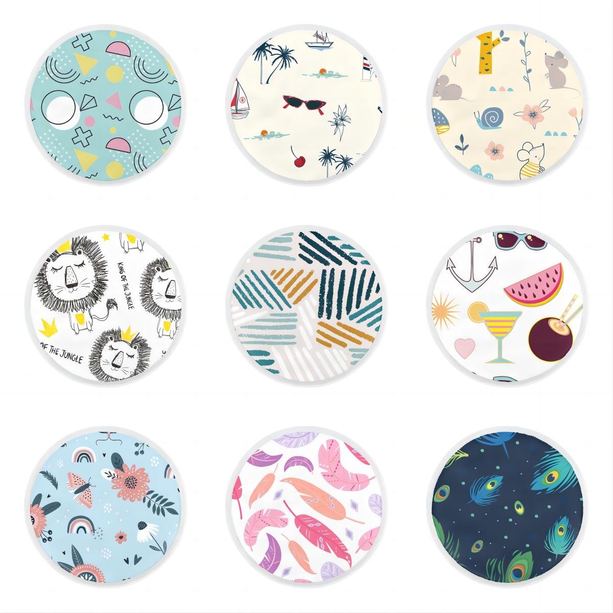 3 Layers Bamboo Fiber High absorption Nursing Pad 12*12cm Feeding Breast Pads for Lactation Milk Secretion Woman