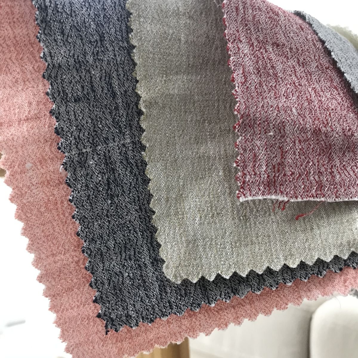 soft fabric market price offer free samples 100% Natural pure organic hemp curtain fabric for home textile