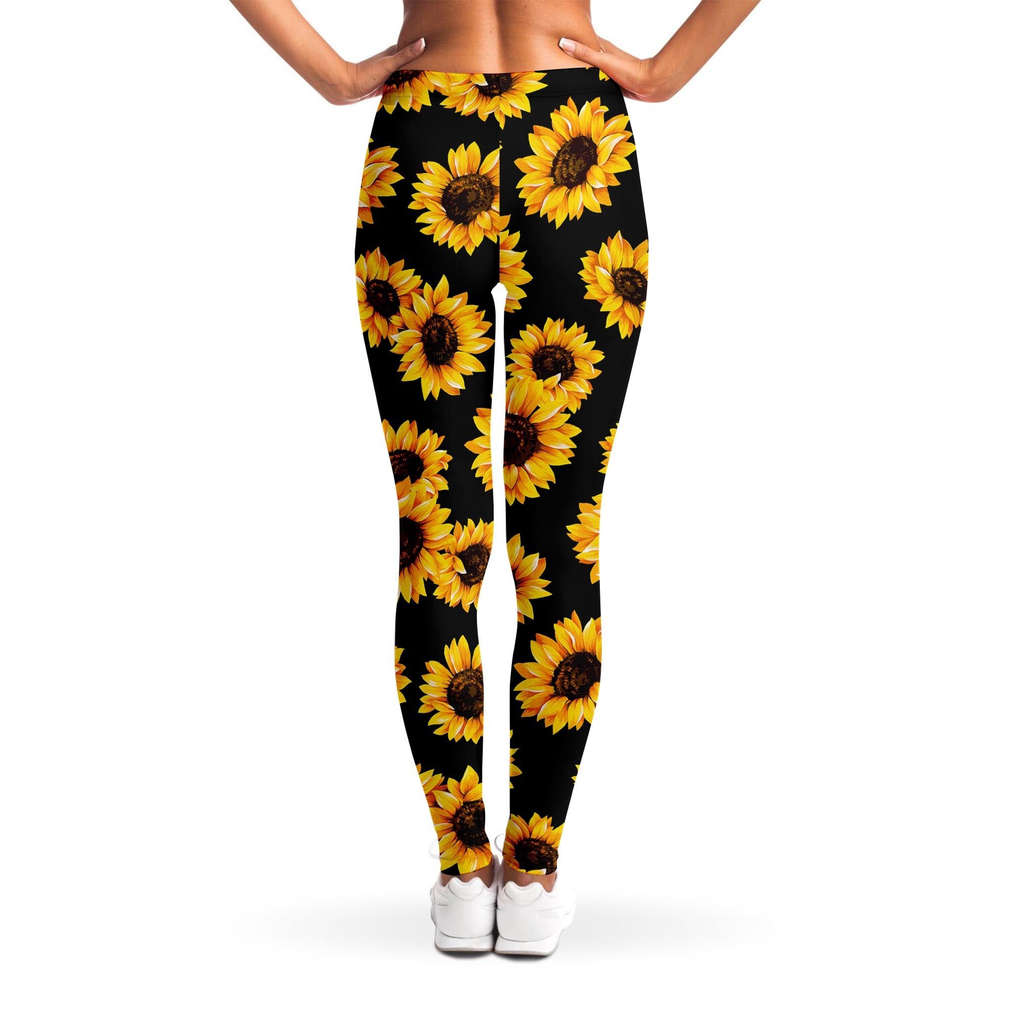 92% Polyester 8% Spandex Yoga Leggings High Waisted Breathable Gym & Yoga Workout Athletic Sports Leggings