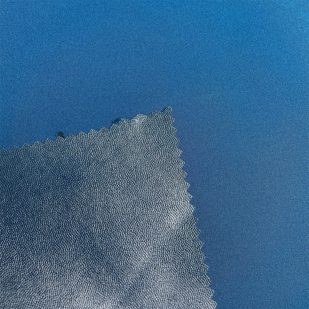 Wholesale 100% Polyester Fleece Knitted TPU Fabric 75d Yarn Count Soft Shell Bonded Pattern Thick and Durable for Garments