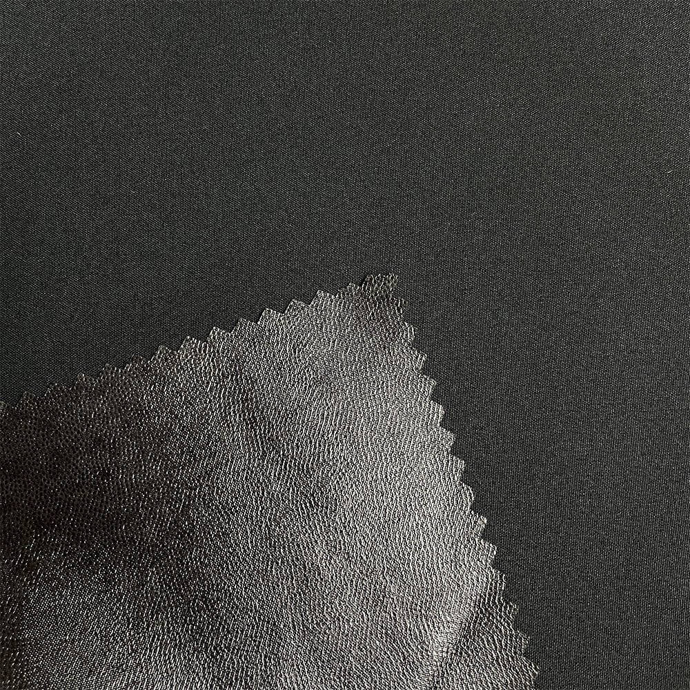 Wholesale 100% Polyester Fleece Knitted TPU Fabric 75d Yarn Count Soft Shell Bonded Pattern Thick and Durable for Garments