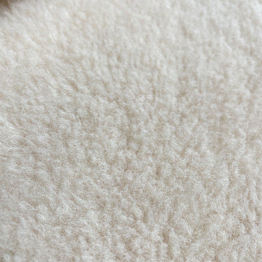 Hot sale 100% Polyester Winter Coat Soft Fleece Cotton Sherpa Fleece Bonded PU Faux Fur Plush Fabric