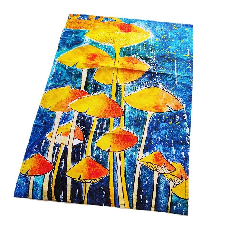 Customised digitally printed tea towel, 100% cotton, linen tea towel printed kitchen tea towel