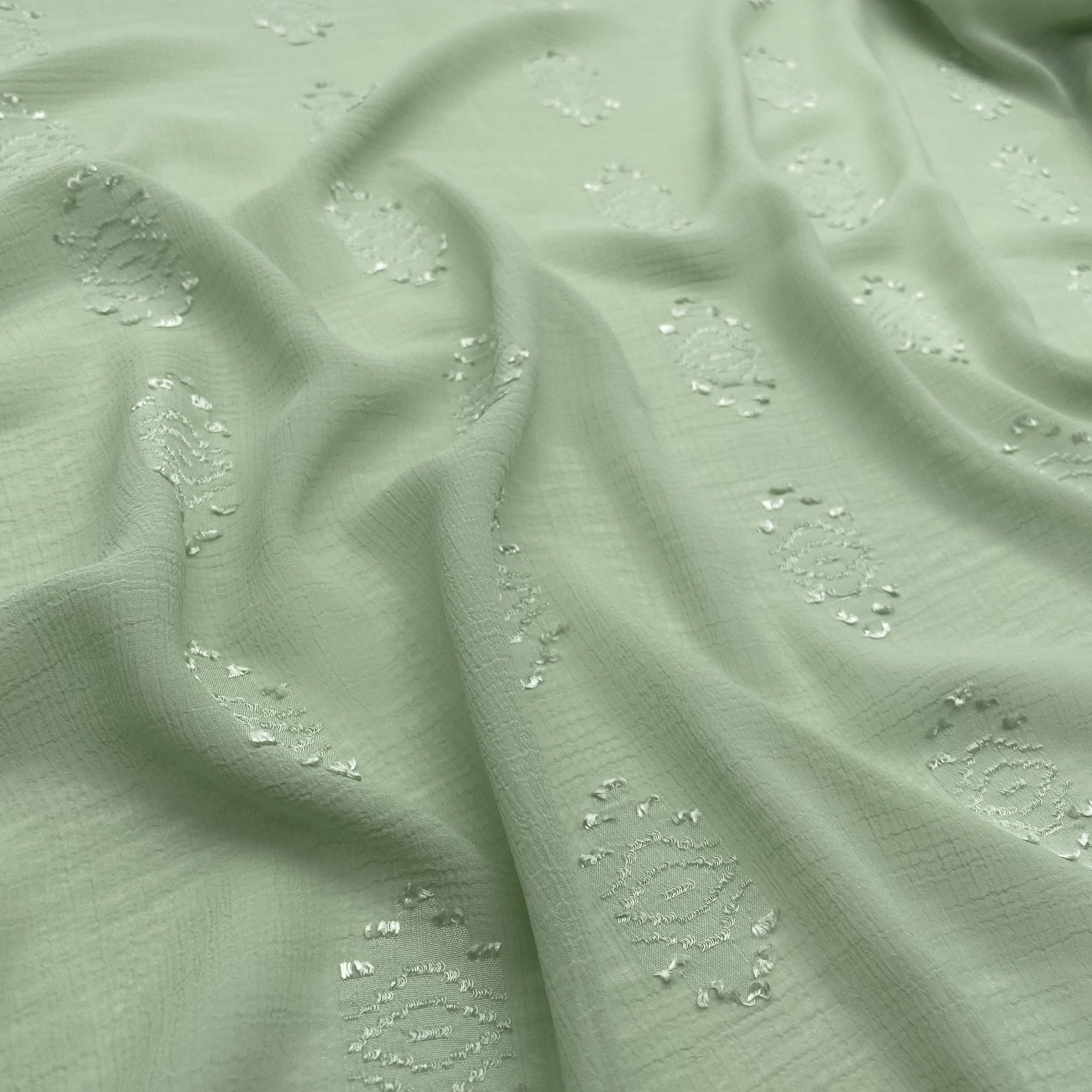 2024 New style summer China suppliers new design 100% polyester chiffon fabrics in stock for women garment